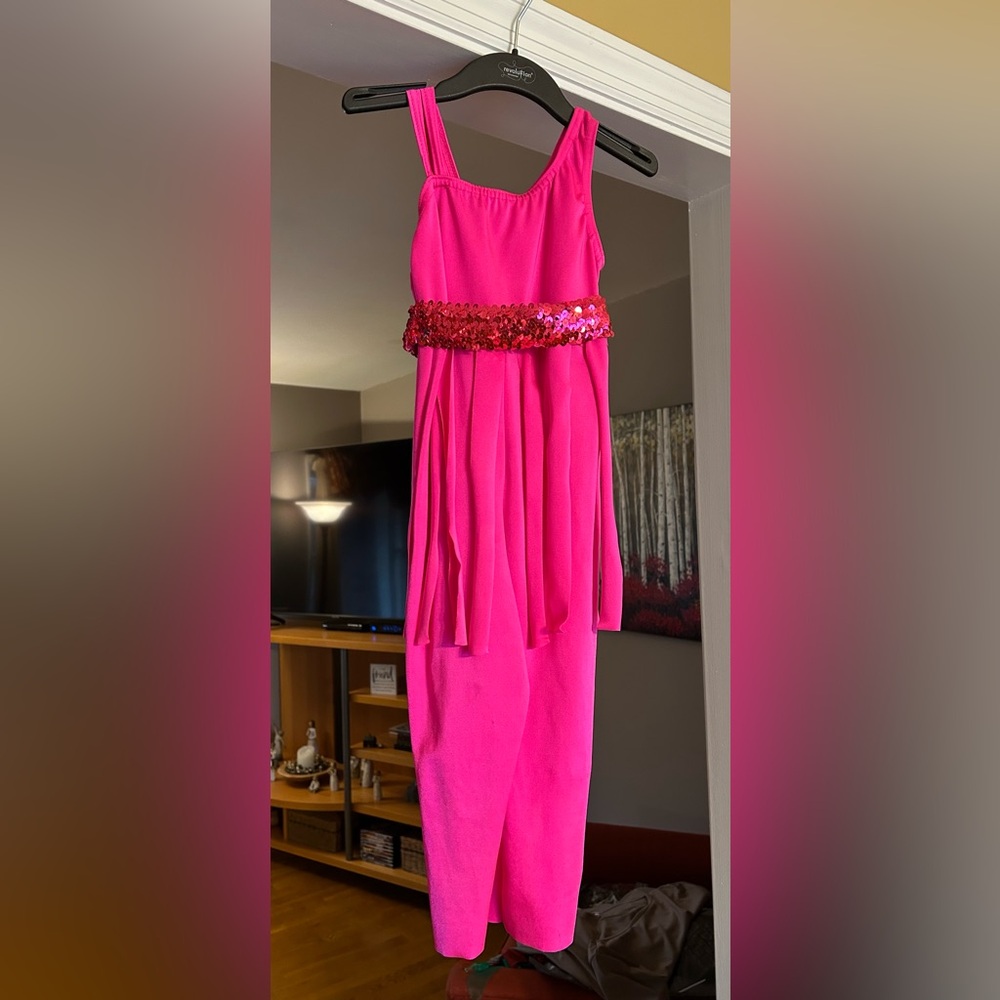 Costume Gallery pink unitard dance costume